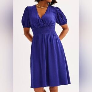 Women's Draper James Short Sleeve Smock With Pockets Size Medium Nwt